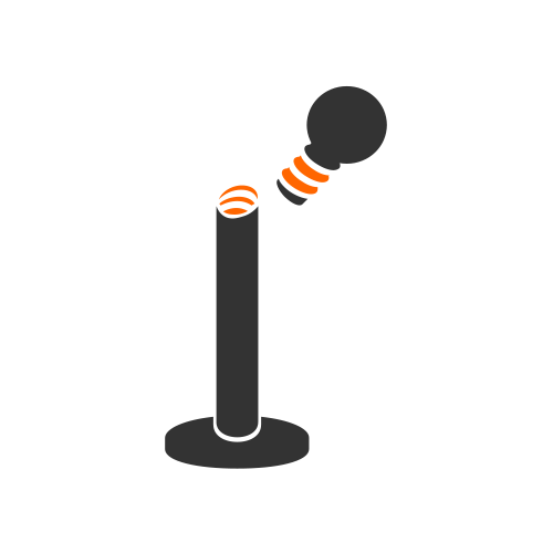 با رزوه داخلی